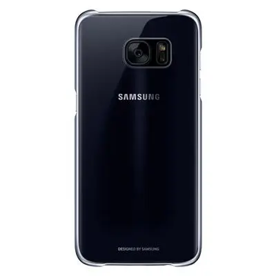 Samsung Clear Cover Galaxy S7 Edge - Svart