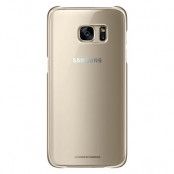 Samsung Clear Cover till Samsung Galaxy S7 Edge - Guld