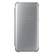 Samsung Clear View Cover till Galaxy S7 Edge - Silver