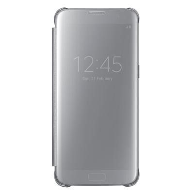 Samsung Clear View Cover till Galaxy S7 Edge - Silver