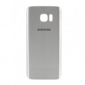 Samsung Galaxy S7 Edge Baksida med tejp - Silver