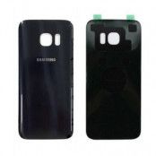 Samsung Galaxy S7 Edge Baksida med tejp - Svart