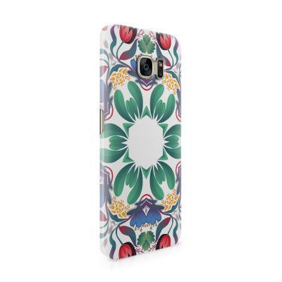 Skal till Samsung Galaxy S7 Edge - Blommor Pentagon