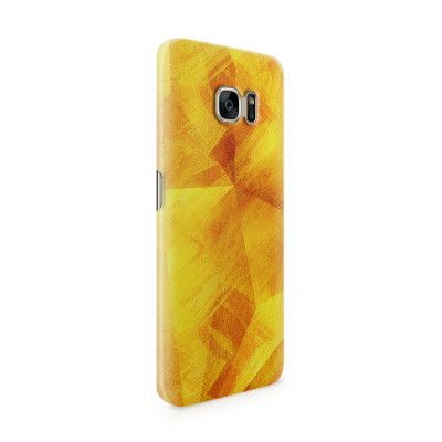 Skal till Samsung Galaxy S7 Edge - Borstat - Orange