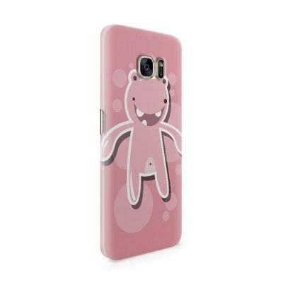 Skal till Samsung Galaxy S7 Edge - Bubbelmonster - Rosa