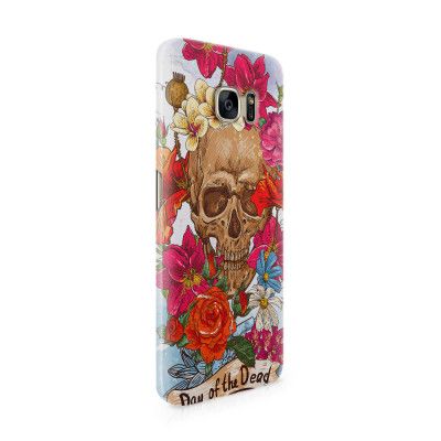Skal till Samsung Galaxy S7 Edge - Dödskalle - Day of the dead