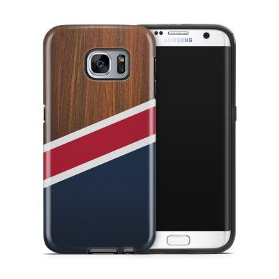 Tough mobilskal till Samsung Galaxy S7 Edge - Dark Marble New England