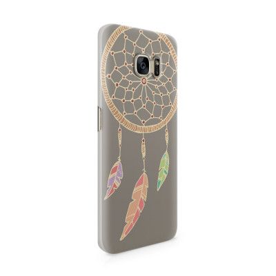 Skal till Samsung Galaxy S7 Edge - Drömfångare - Brun