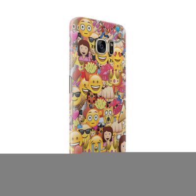 Skal till Samsung Galaxy S7 Edge - Emoji - Kollage