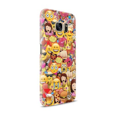 Skal till Samsung Galaxy S7 - Emoji - Kollage