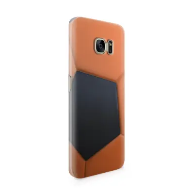 Skal till Samsung Galaxy S7 Edge - Fotboll - Orange