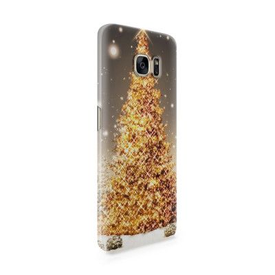 Skal till Samsung Galaxy S7 Edge - Glimmrande Julgran