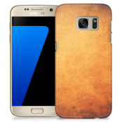 Skal till Samsung Galaxy S7 Edge - Grunge texture - Orange