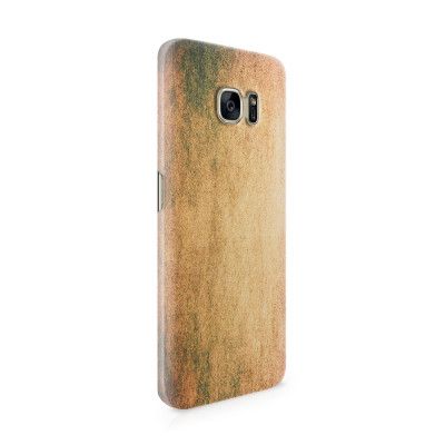 Skal till Samsung Galaxy S7 Edge - Grunge texture - Orange