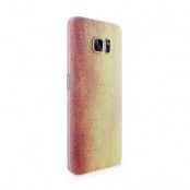 Skal till Samsung Galaxy S7 Edge - Grunge texture - Röd