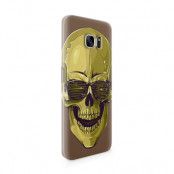 Skal till Samsung Galaxy S7 Edge - Hipster Skull Brun