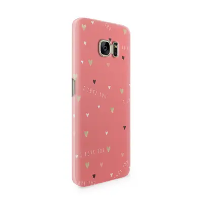 Skal till Samsung Galaxy S7 Edge - Hjärtan