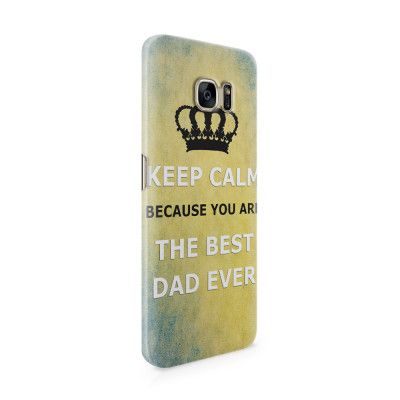 Skal till Samsung Galaxy S7 Edge - Keep Calm - Best dad