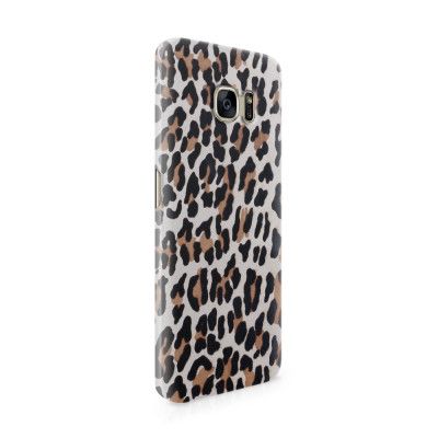 Skal till Samsung Galaxy S7 Edge - Leopard oljefärg