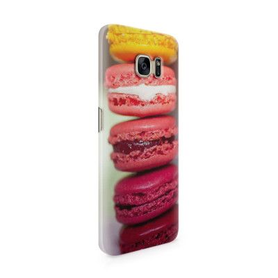 Skal till Samsung Galaxy S7 Edge - Macarons - Rosa