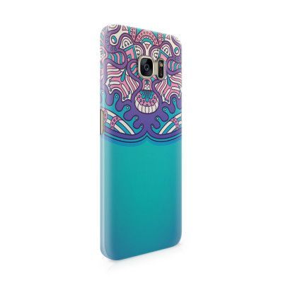 Skal till Samsung Galaxy S7 Edge - Mandala - Blå