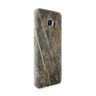 Skal till Samsung Galaxy S7 Edge - Marble - Brun