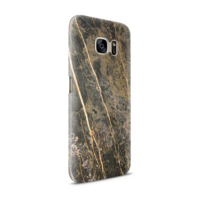 Skal till Samsung Galaxy S7 - Marble - Brun