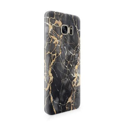 Skal till Samsung Galaxy S7 Edge - Marble - Grå