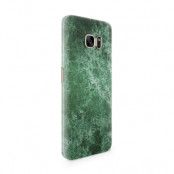 Skal till Samsung Galaxy S7 Edge - Marble - Grön