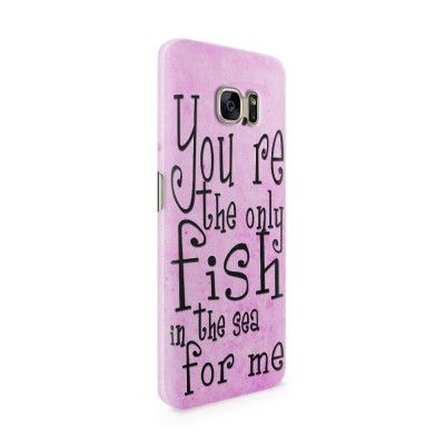 Skal till Samsung Galaxy S7 Edge - Only Fish Pink