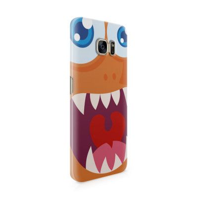 Skal till Samsung Galaxy S7 Edge - Orange monster