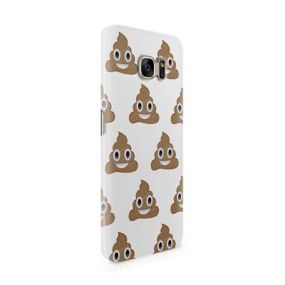 Skal till Samsung Galaxy S7 Edge - Poop Emoji