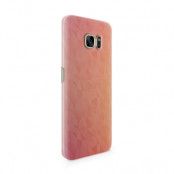 Skal till Samsung Galaxy S7 Edge - Prismor - Rosa/Orange
