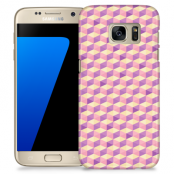 Skal till Samsung Galaxy S7 Edge - Pyramider Lila