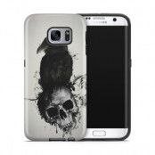 Tough mobilskal till Samsung Galaxy S7 Edge - Raven and Skull