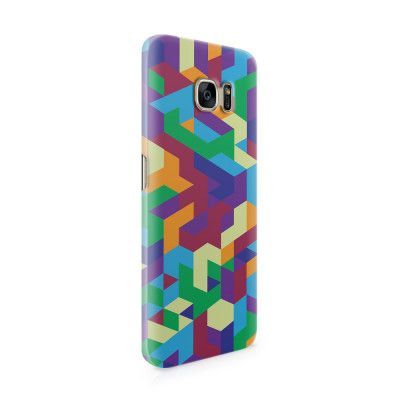 Skal till Samsung Galaxy S7 Edge - Retro mönster