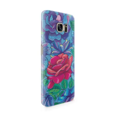 Skal till Samsung Galaxy S7 Edge - Retro Roses