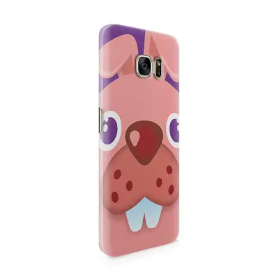 Skal till Samsung Galaxy S7 Edge - Rosa kanin