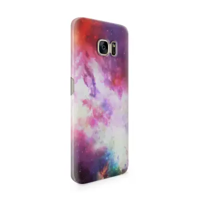Skal till Samsung Galaxy S7 Edge - Rymden - Lila