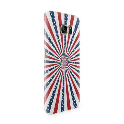 Skal till Samsung Galaxy S7 Edge - USA Stripes