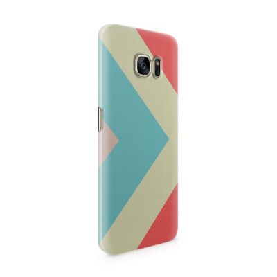 Skal till Samsung Galaxy S7 Edge - Vinklar - Röd