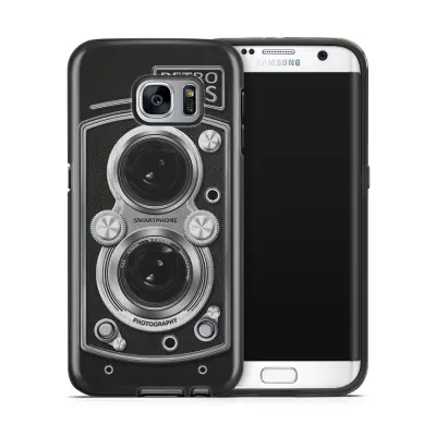 Tough mobilskal till Samsung Galaxy S7 Edge - Vintage Camera B
