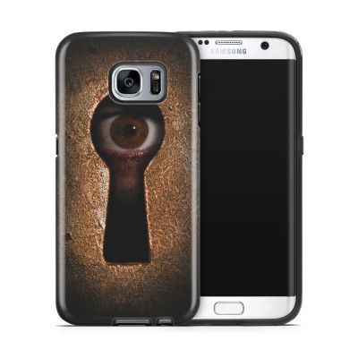 Tough mobilskal till Samsung Galaxy S7 Edge - Who is watching you