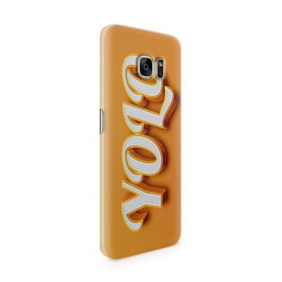 Skal till Samsung Galaxy S7 Edge - Yolo - Orange