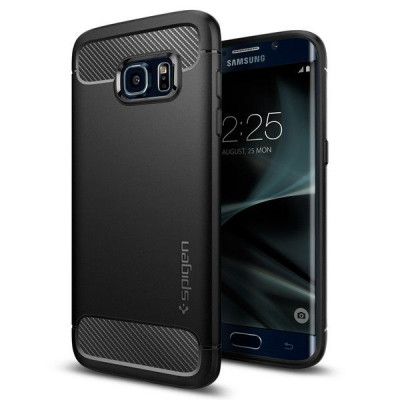 SPIGEN Armor Rugged mobilskal Galaxy S7 Edge Svart