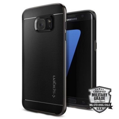 Spigen Neo Hybrid Skal till Samsung Galaxy S7 Edge - Gunmetal