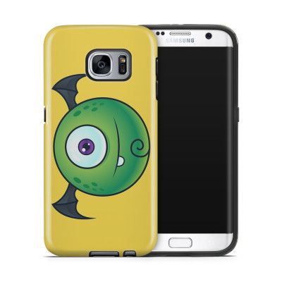 Tough mobilskal till Samsung Galaxy S7 Edge - Alien fladdermus - Grön