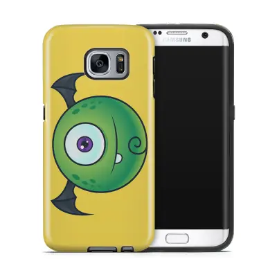 Tough mobilskal till Samsung Galaxy S7 Edge - Alien fladdermus - Grön