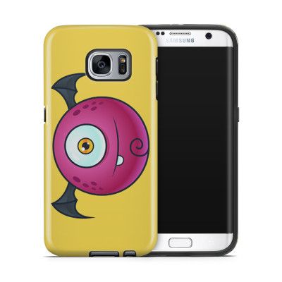 Tough mobilskal till Samsung Galaxy S7 Edge - Alien fladdermus - Rosa