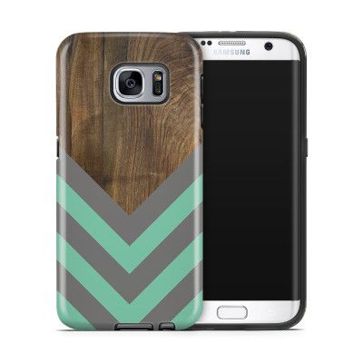 Tough mobilskal till Samsung Galaxy S7 Edge - Ceveron Wood
